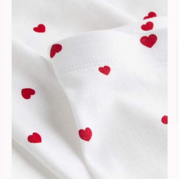 H&M Pajamas Nwt Hm Pajama Set Hearts Poshmark